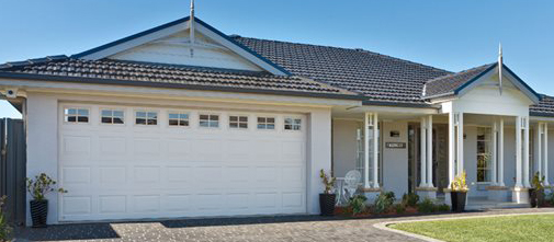 white-garage-door-modern-house